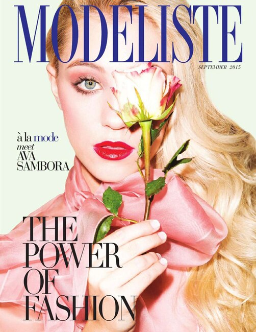 Ava Sambora, Modeliste Magazine